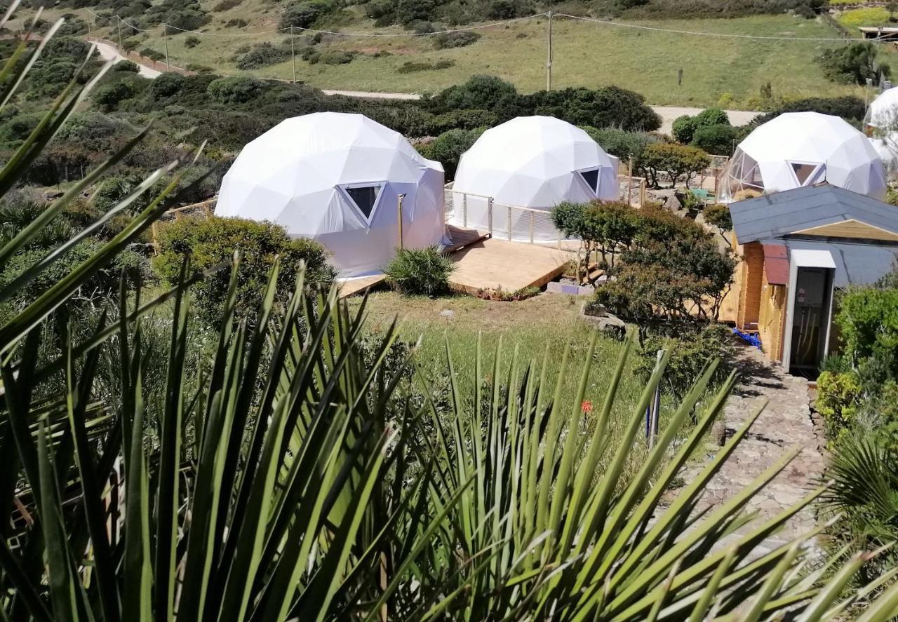 SantʼAntìoco B&B Glamping Semaforo Capo Sperone المظهر الخارجي الصورة