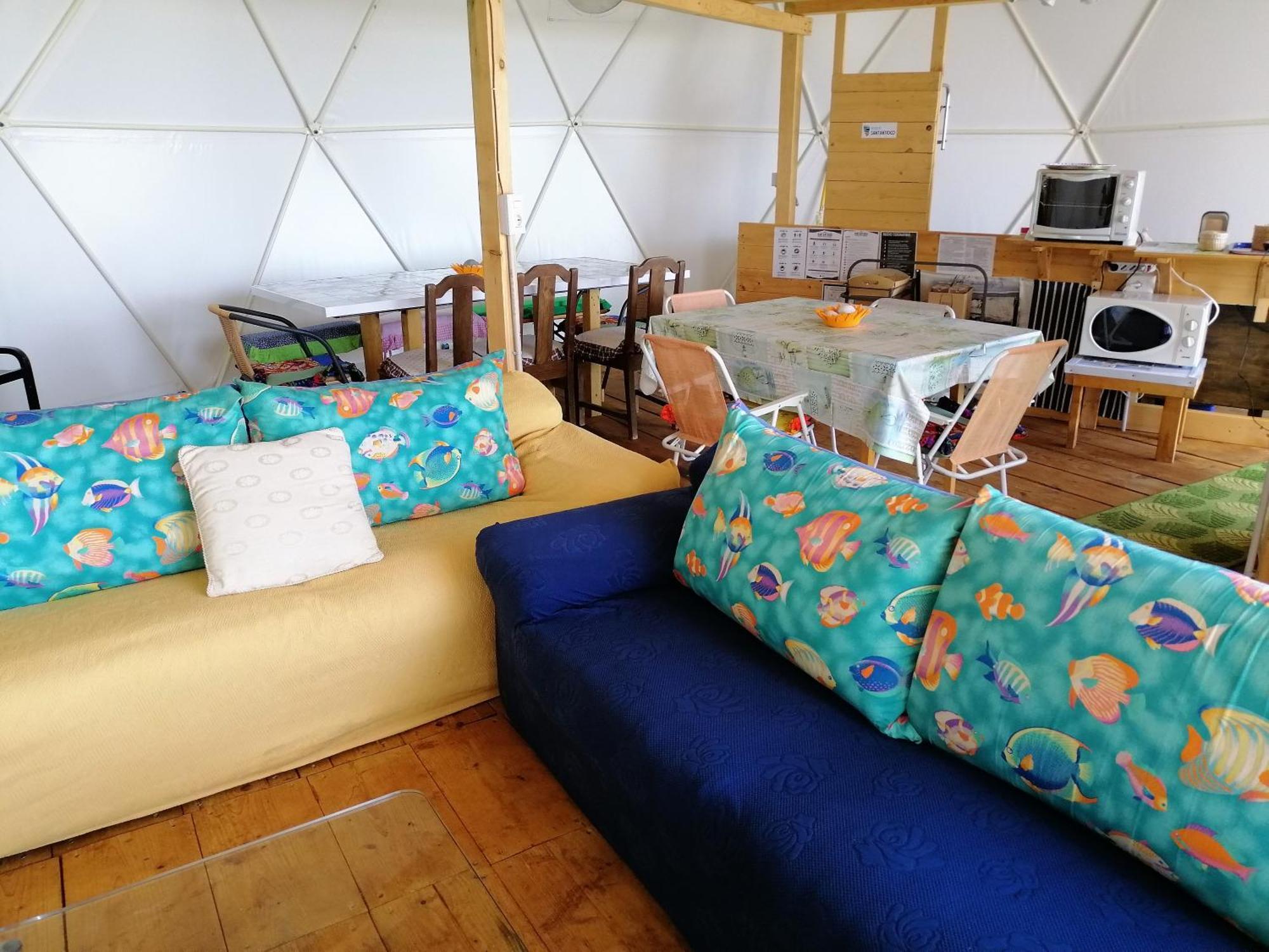 SantʼAntìoco B&B Glamping Semaforo Capo Sperone المظهر الخارجي الصورة